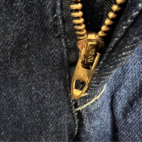 Vintage Collections 80s High Rise Straight Leg Blue Jeans Size 31 - Picture 4 of 5